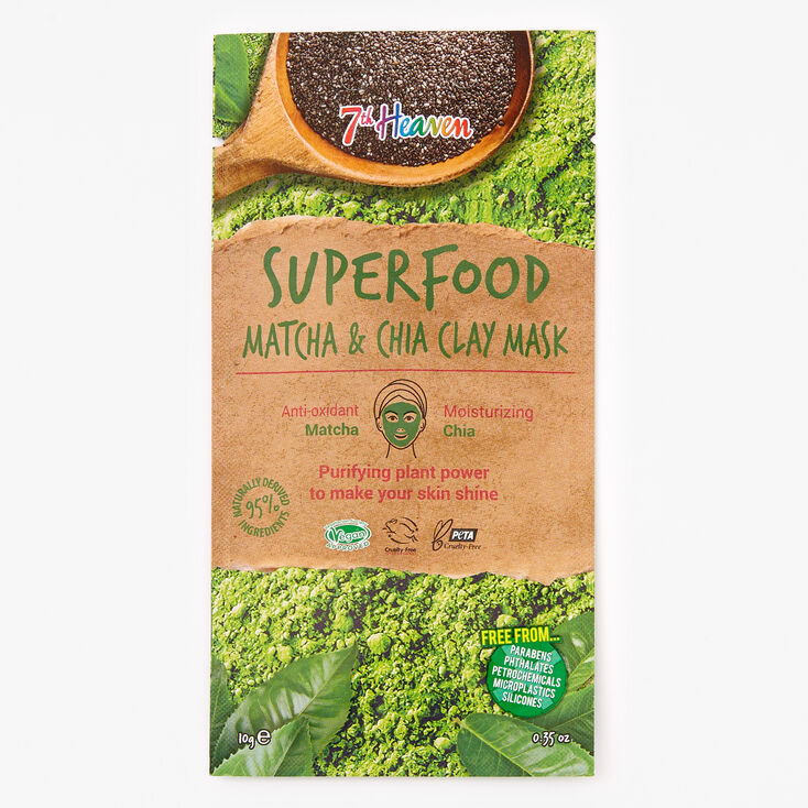 7th Heaven Superfood Matcha &amp; Chia Face Mask,
