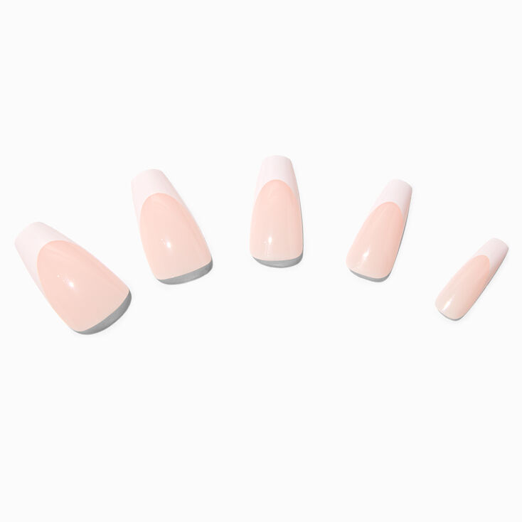 Pastel Cloud Tip Squareletto Vegan Faux Nail Set - 24 Pack