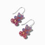 Coral Glitter Color-Changing Gummy Bears&reg; 0.5&quot; Drop Earrings,