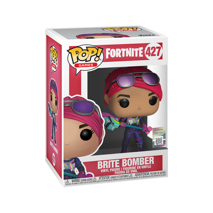 fortnite brite bomber vinyl figure pink - fortnite brite bomber backpack