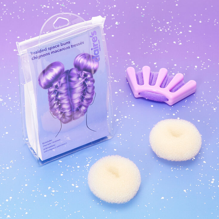 Braided Space Buns Hair Tools Kit,