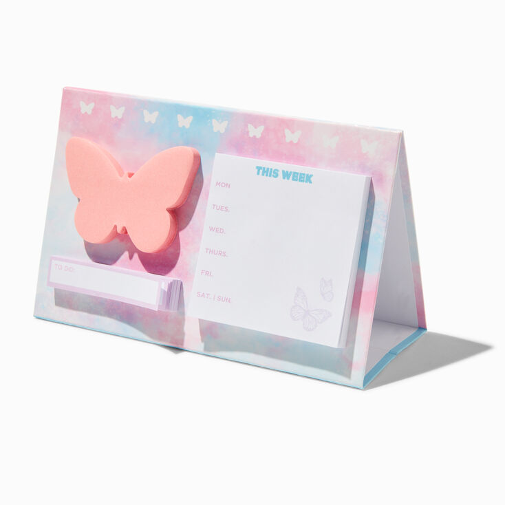 Butterfly Sticky Pad Weekly Planner,