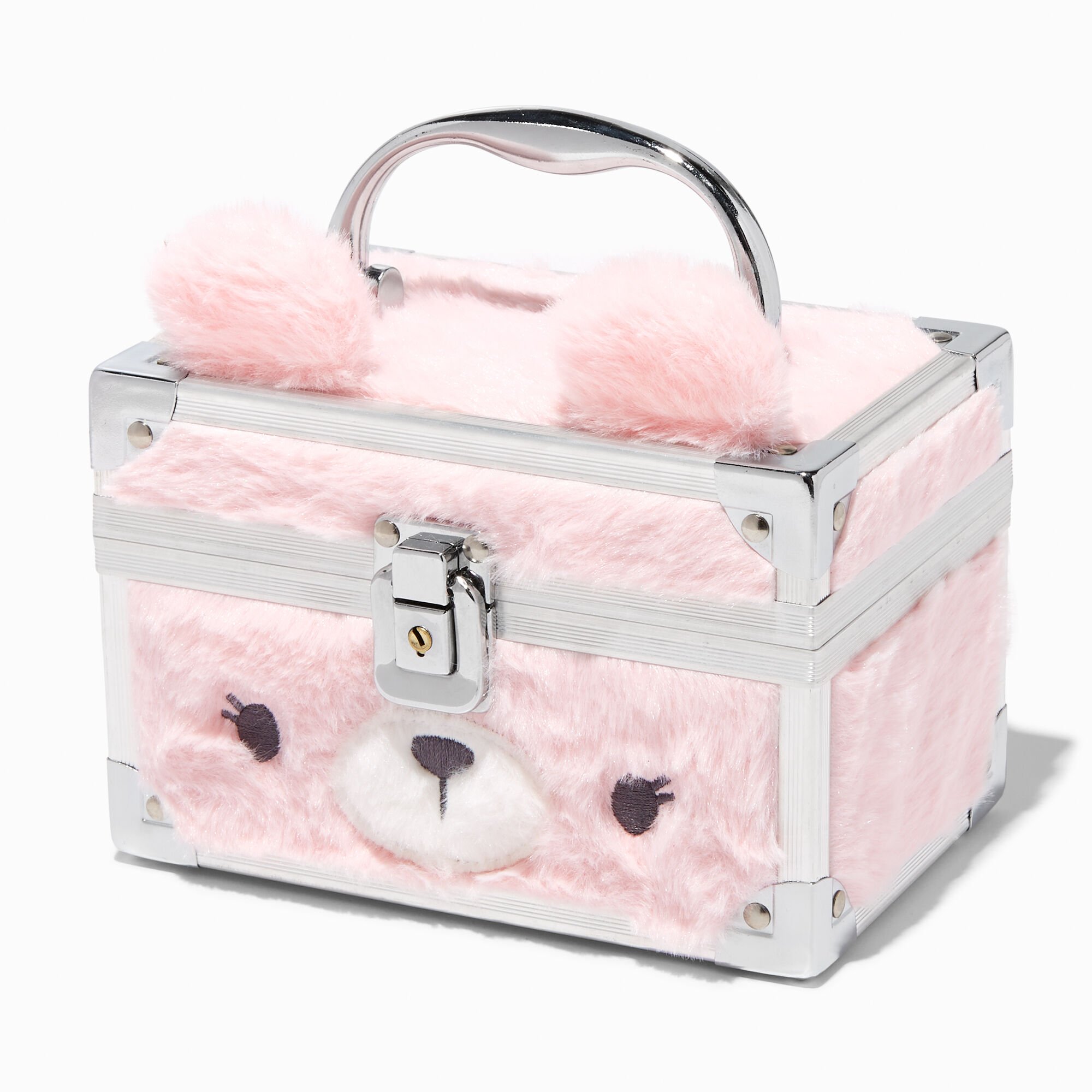Claire's Club Pink Bear Lock Box,