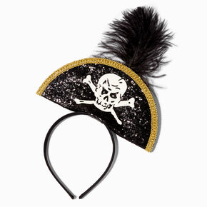 Skull &amp; Crossbones Pirate Hat Headband,