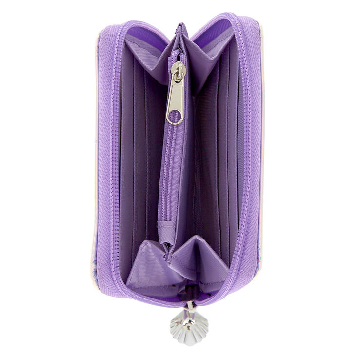 Iridescent Mermaid Funds Small Zip Wallet,