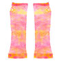 Tie Dye Fishnet Arm Warmers - Pink,