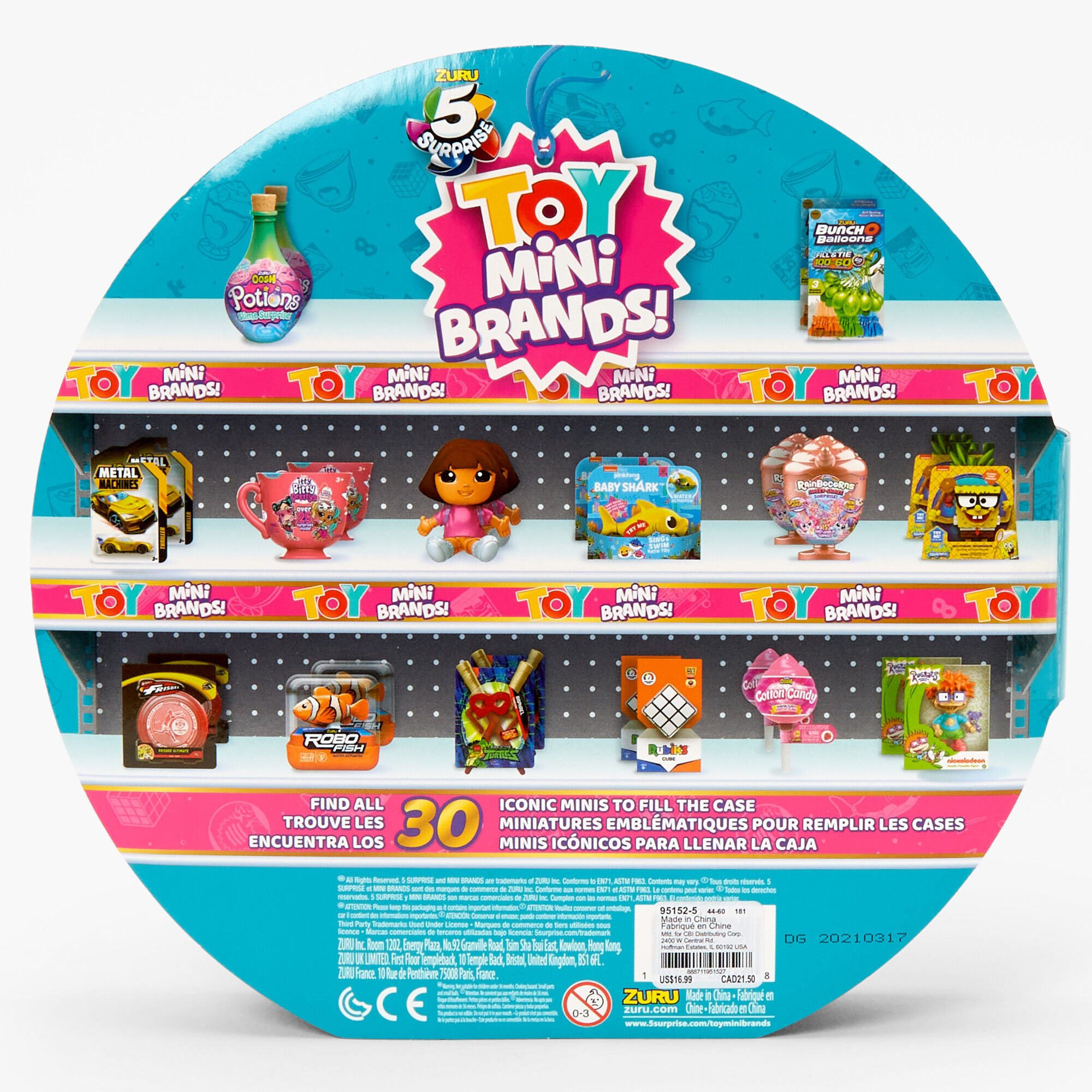 Zuru™ 5 Surprise™ Toy Mini Brands! Collector's Case Blind Bag - Styles May Vary,