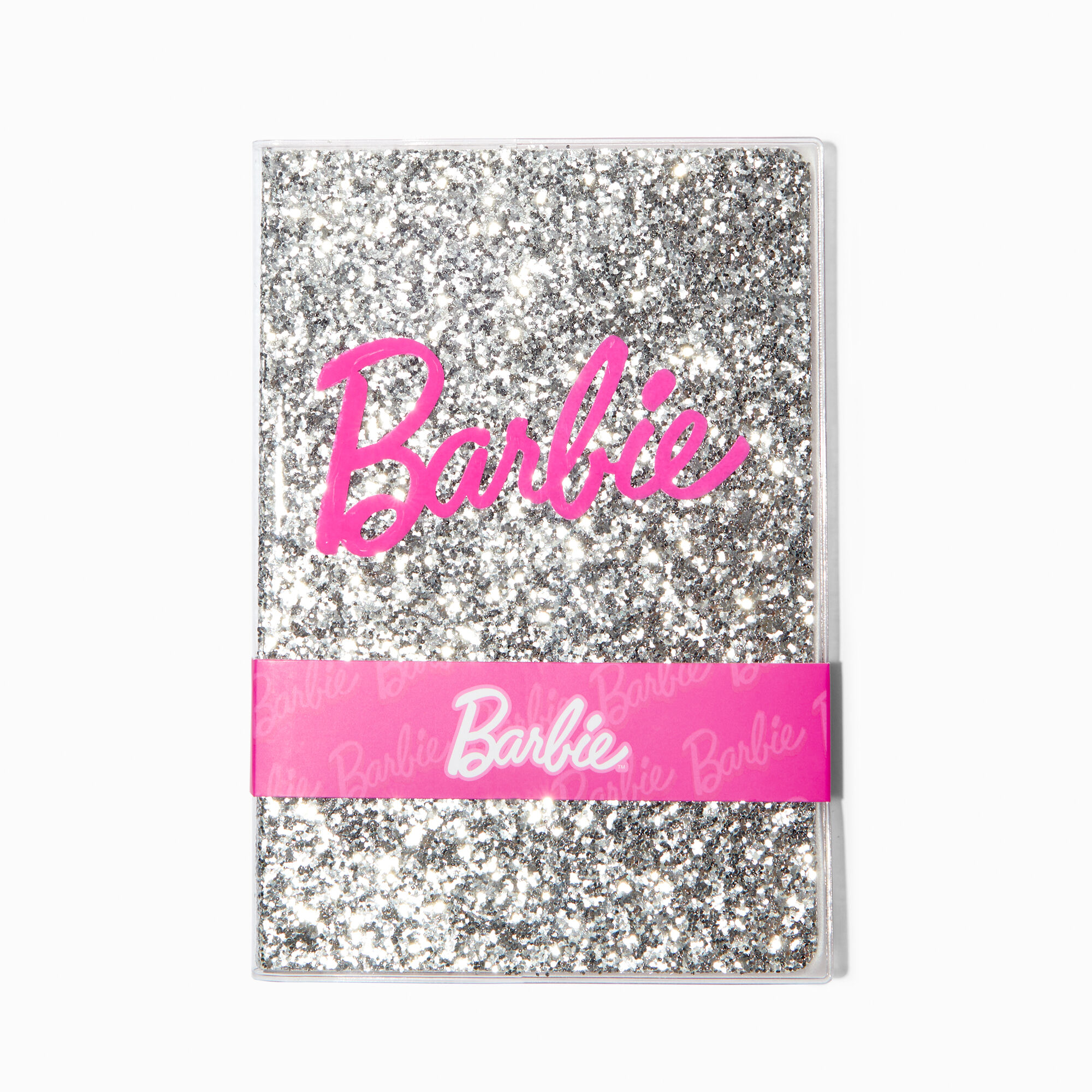 View Claires Barbie Sequin Notebook Pink information