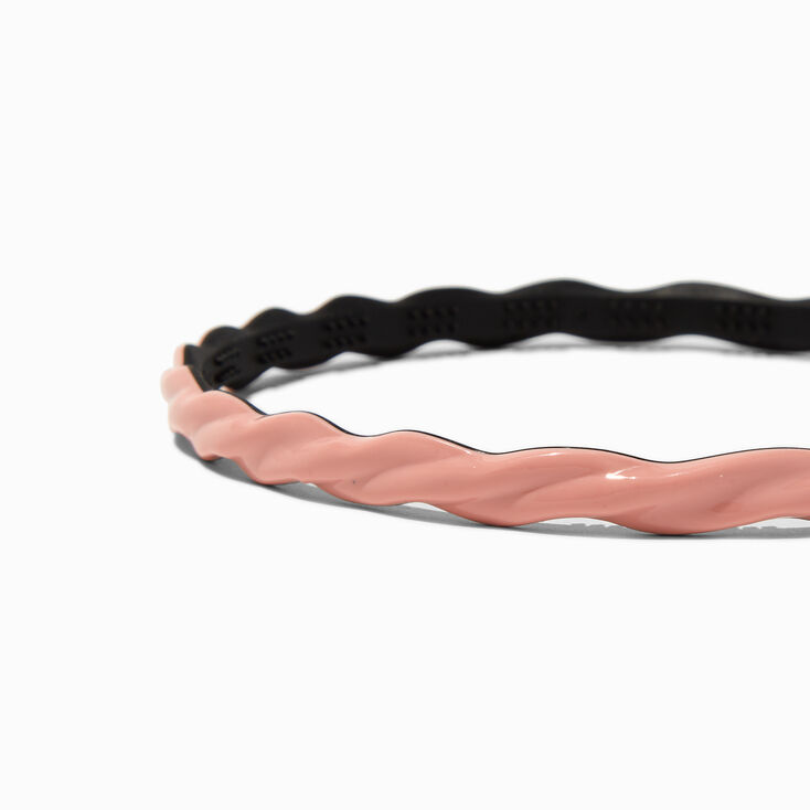 Mauve Twist Adjustable Headband,