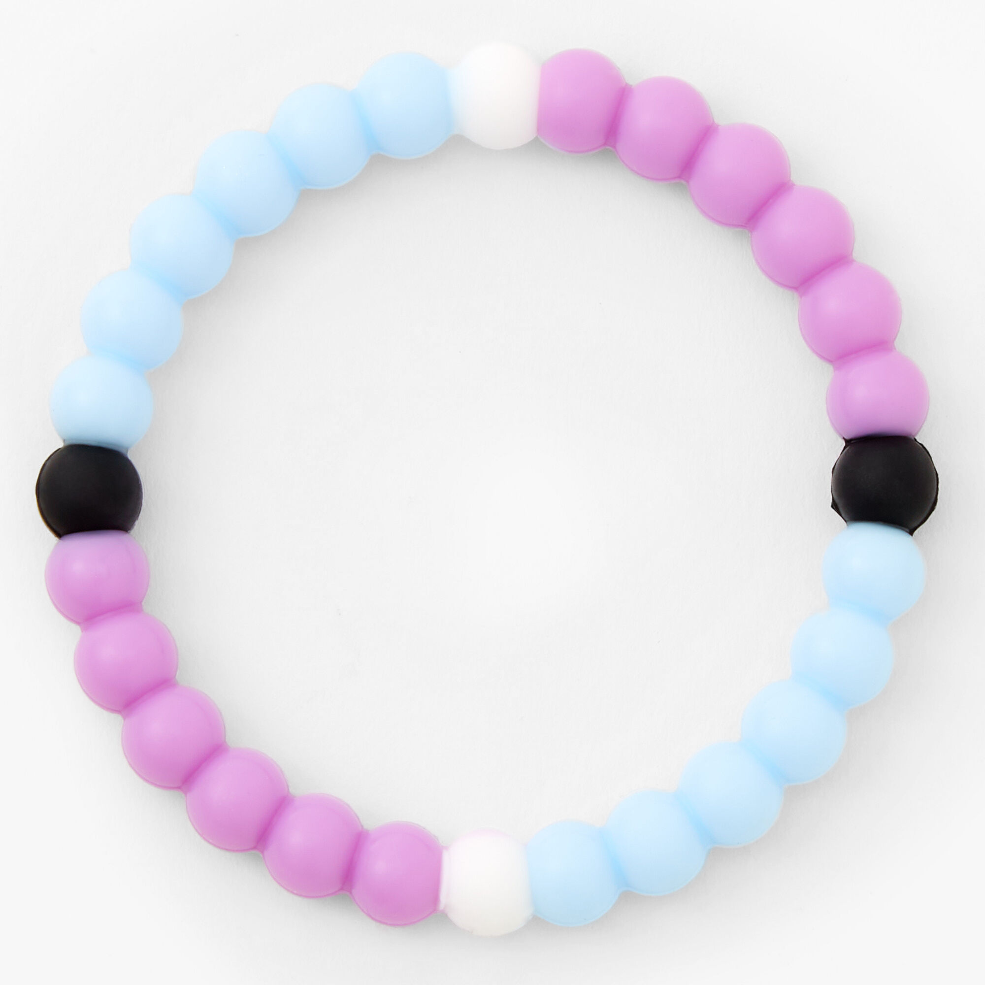 Blue Purple Relax Fortune Stretch Bracelet Claire s US