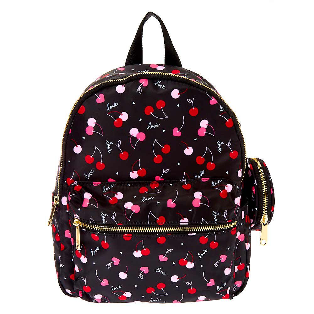 cherry mini backpack