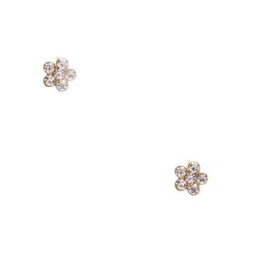 18ct Gold Plated Daisy Stud Earrings,
