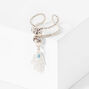 Silver Embellished High Five Ear Cuff,