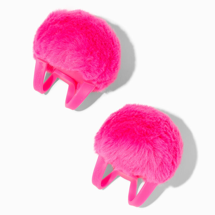 MeganPlays&trade; Claire&#39;s Exclusive Pink Pom Pom Headset Accessory,
