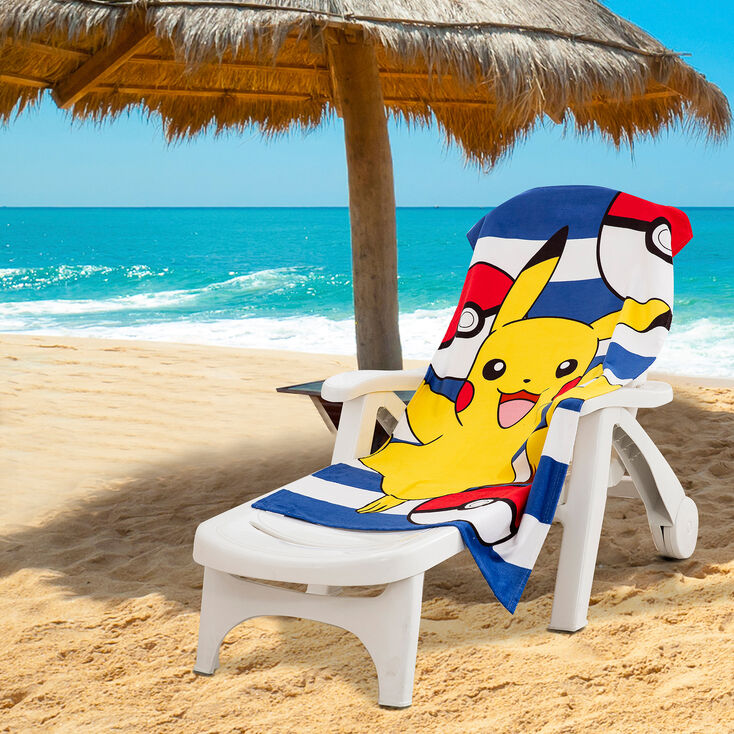 Pok&eacute;mon&trade; Beach Pikachu Beach Towel &#40;ds&#41;,