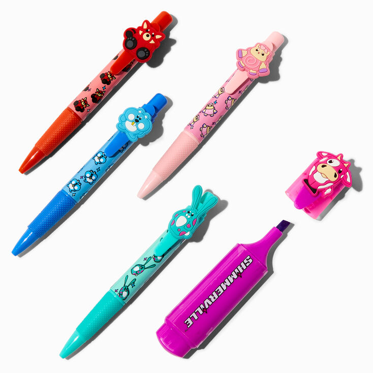 Claire's ShimmerVille™ Pen Set 5 Pack Claire's US