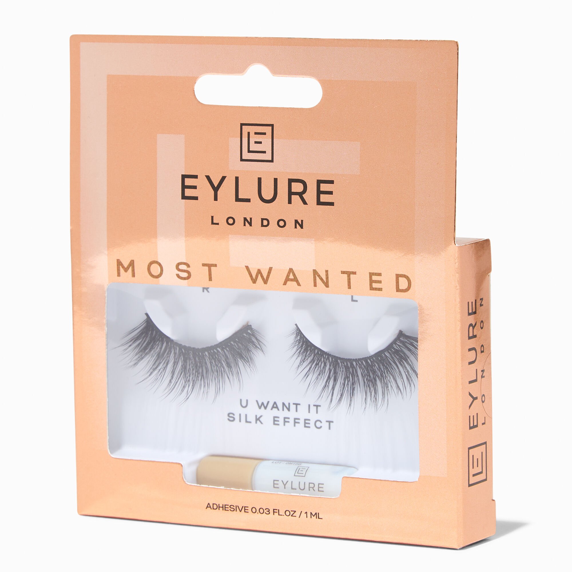 View Claires Eylure Most Wanted Faux Mink Eyelashes U Want It Black information