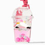 Unicorn Tea Water-Filled Glitter Keychain,