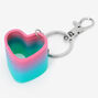 Heart-Shaped Spring Toy Keyring - Pink,