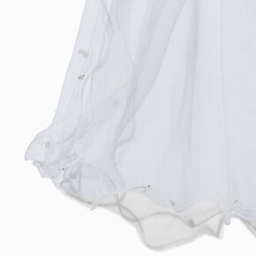 Claire&#39;s Club Special Occasion White Halo Veil,