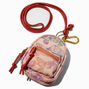 Holographic Rainbow Butterfly Mini Backpack with Lanyard,
