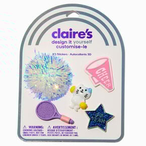 DIY 3D Sporty Stickers - 5 Pack,