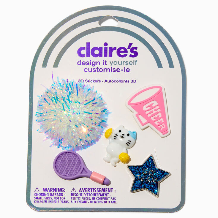 DIY 3D Sporty Stickers - 5 Pack,