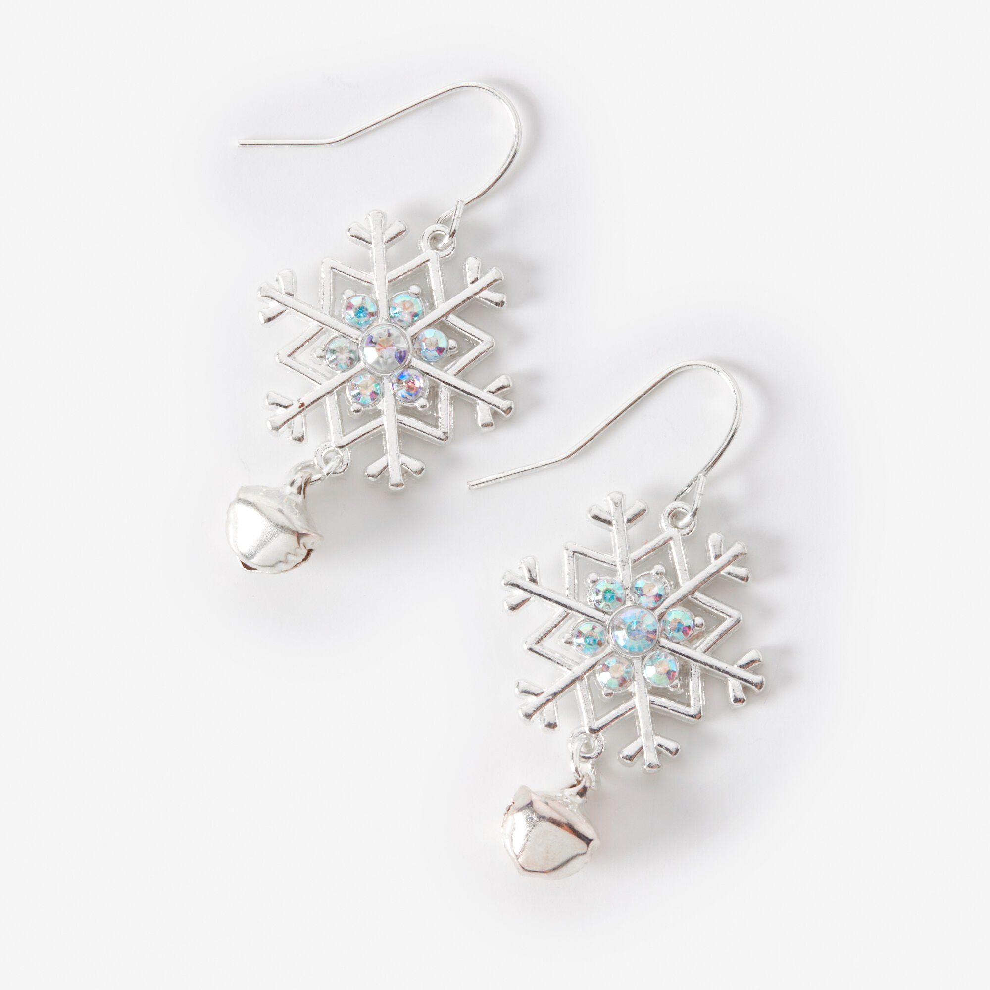 Claire's snowflake store earrings