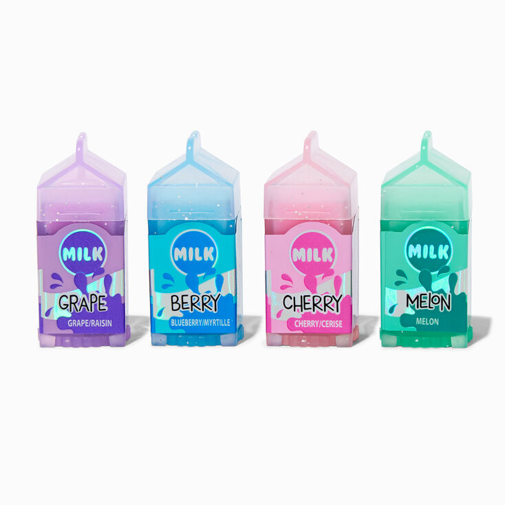 Sweets &amp; Critters Pink Iridescent Fridge Lip Balm Set - 4 Pack,