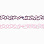 Best Friends Dinosaur Pals Tattoo Choker Necklaces - 2 Pack,