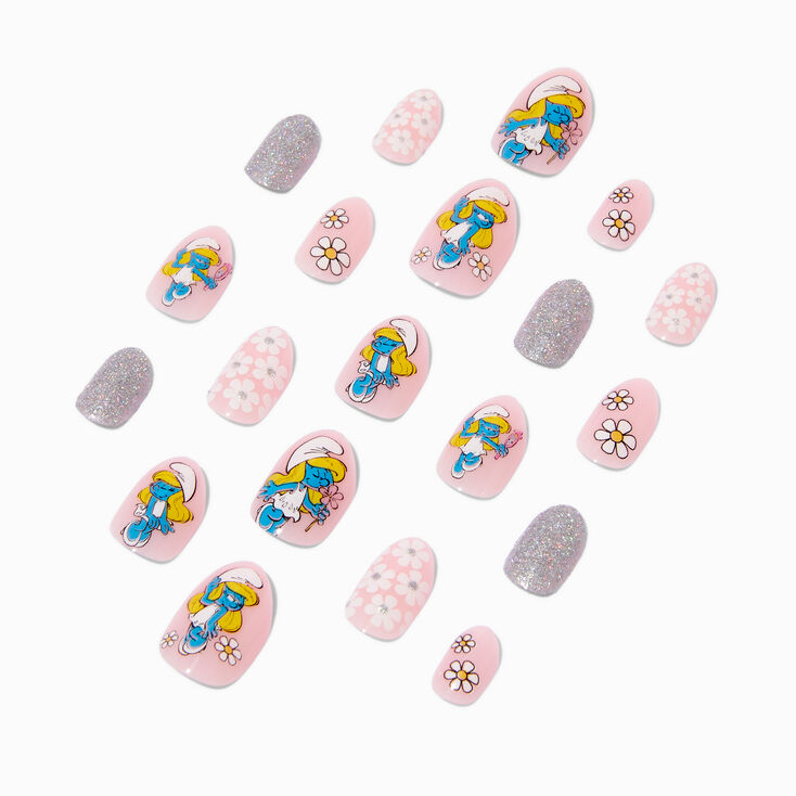 The Smurfs&trade; Claire&#39;s Exclusive Stiletto Press On Faux Nails - 20 Pack,