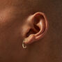 Gold-tone Mini Geometric Earrings Set- 9 Pack ,