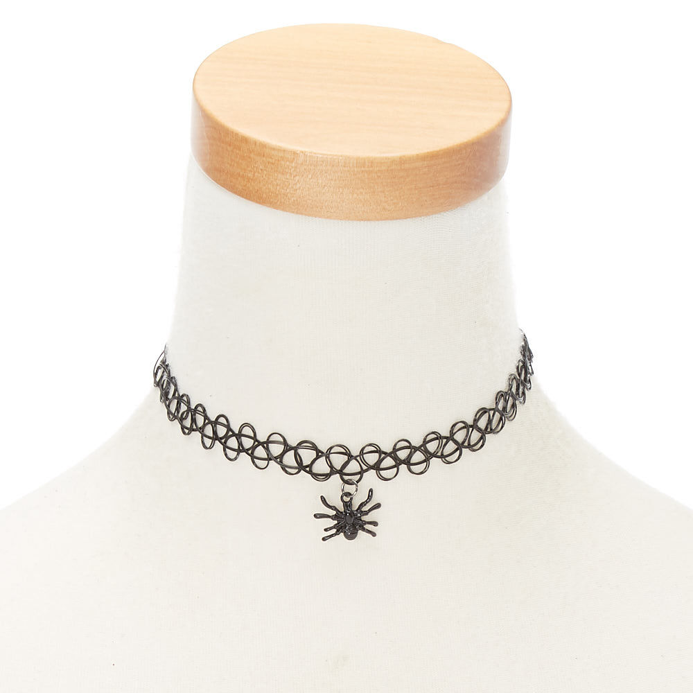 Spider choker necklace on sale