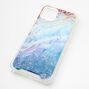 Navy Ombre Confetti Protective Phone Case - Fits iPhone 12 Pro,