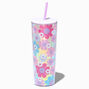 Happy Daisies Holographic Tumbler,