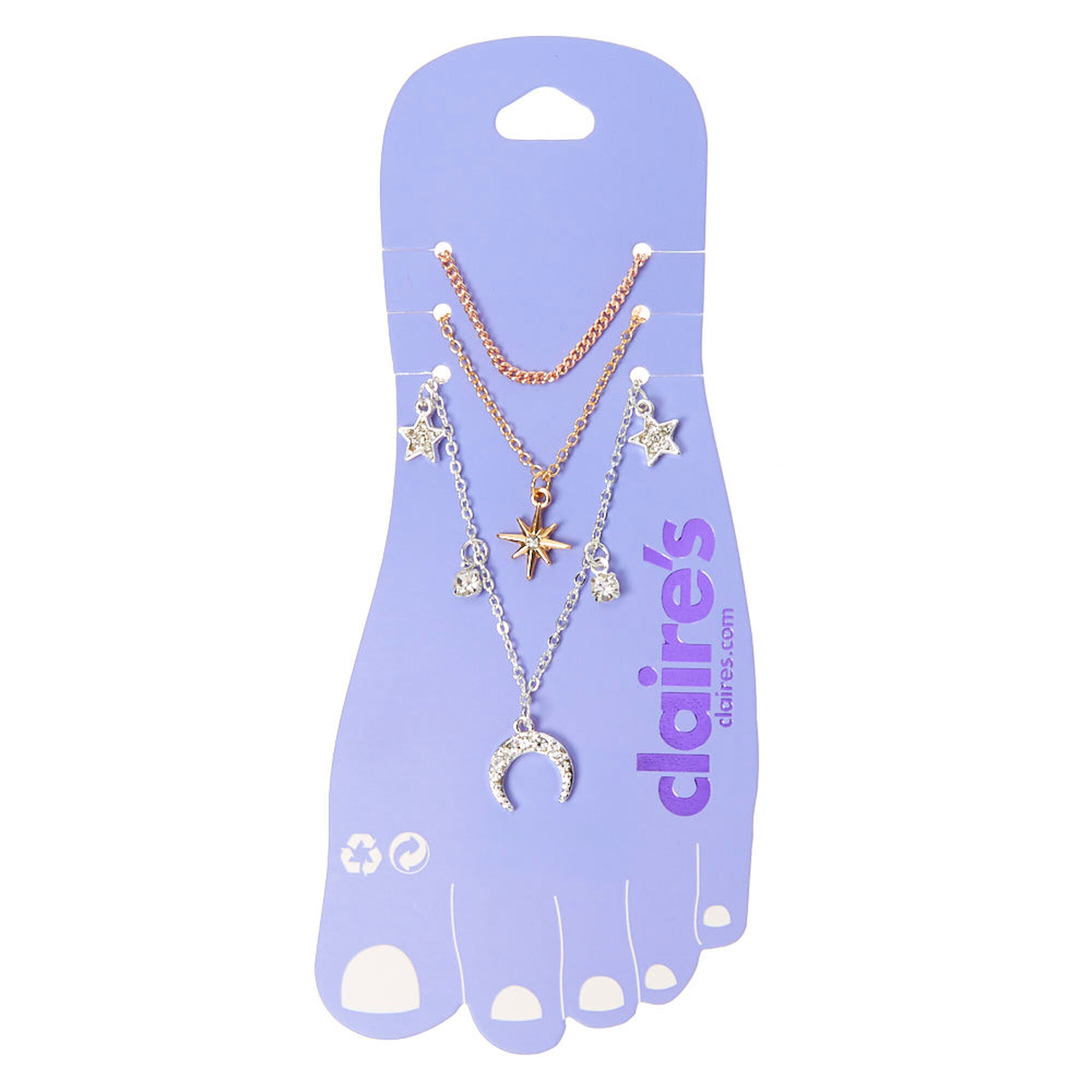 Ankle store bracelet claire's