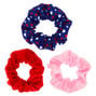 Claire&#39;s Club Small Heart Hair Scrunchies - 3 Pack,