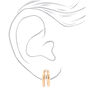Mixed Metal 15MM Clip On Hoop Earrings,