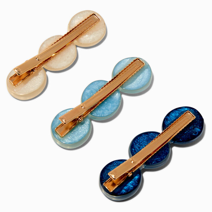 Beach Stones Hair Clips - 3 Pack,