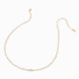Gold Paper Clip Chain Necklace,