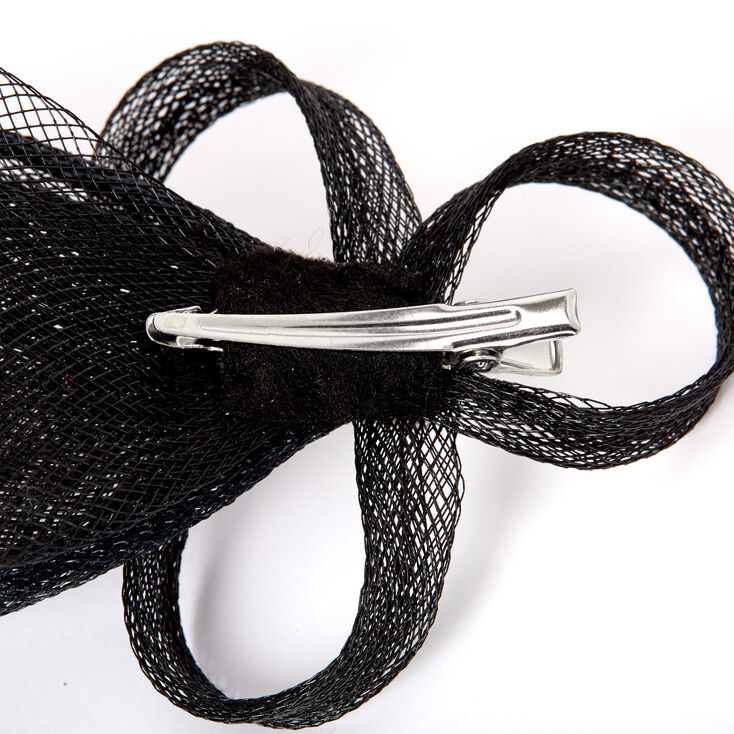 Barrette &agrave; cheveux bibi goutte ornement&eacute;e - Noir,