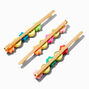 Daisy &amp; Happy Face Hair Pins - 6 Pack,