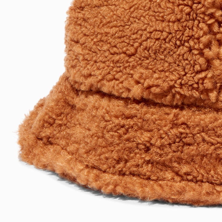 Brown Bear Sherpa Bucket Hat