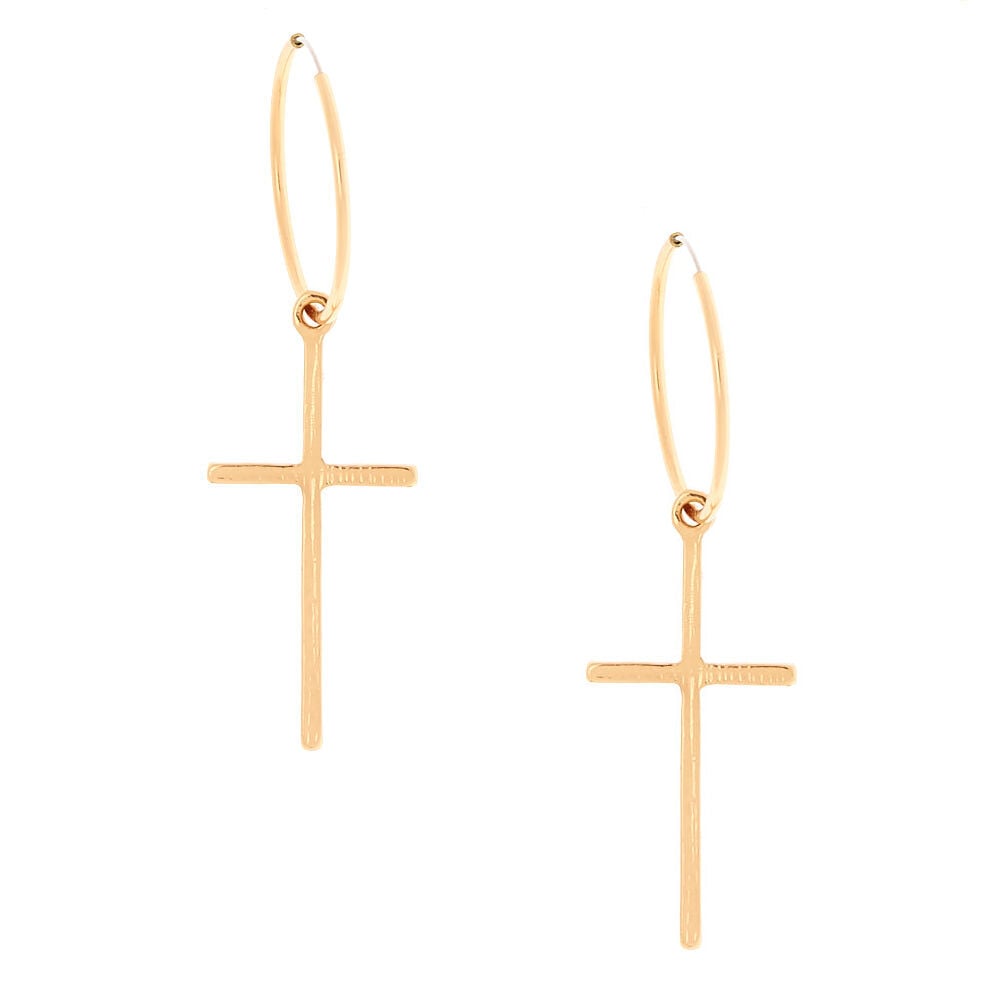 Claire's sale cross earrings