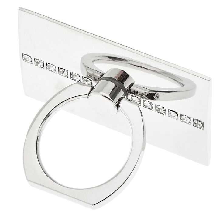Silver Glam Plate Ring Stand,
