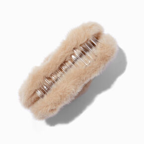 Furry Tan Medium Hair Claw,