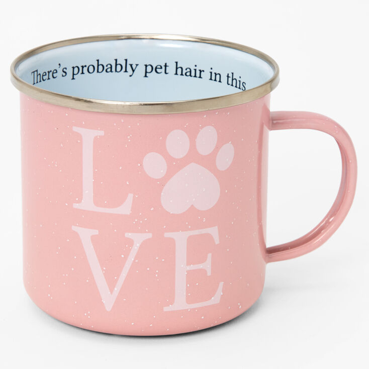 Love Paw Stainless Steel Mug - Pink,