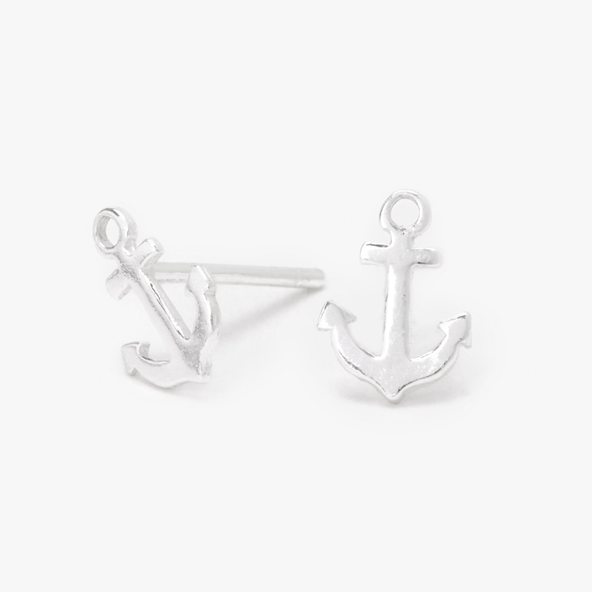 White & Blue Anchor Kids Women Stud Earrings 2725 Details about   ICYROSE Sterling Silver Red 