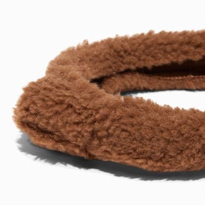 Claire&#39;s Club Sherpa Knooted Headband,