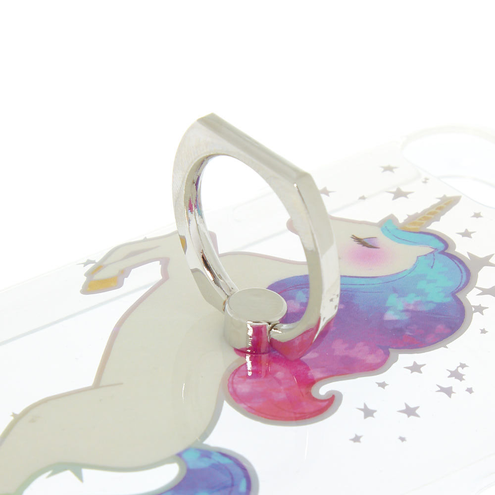 Écouteurs arc-en-ciel effet marbré avec micro,